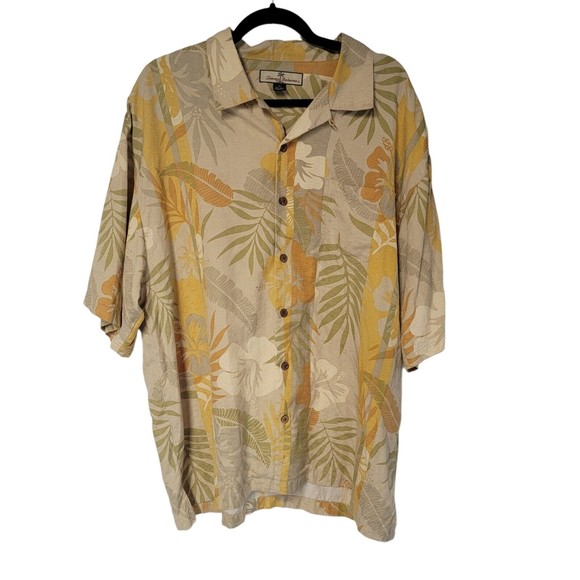 Tommy Bahama 100% Silk Men’s Button Down Hawaiian XL‎ - Picture 2 of 6